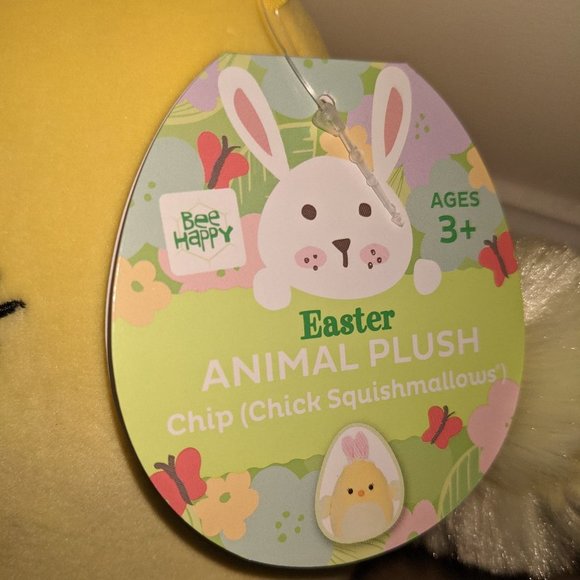 Chip Chick Squishmallows Easter Bunny Stuff Animal - Picture 4 of 6